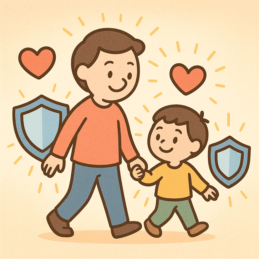 Để con lớn lên an toàn và hạnh phúc