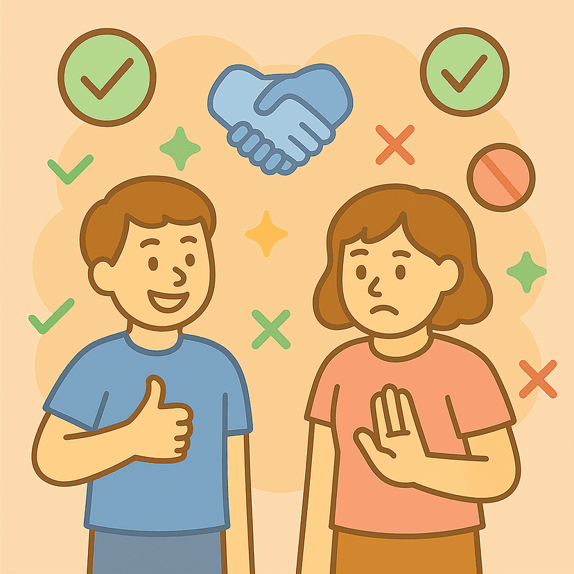 Chạm - Khi nào là ổn, khi nào là không?